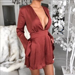 CELINE Marsala Romper